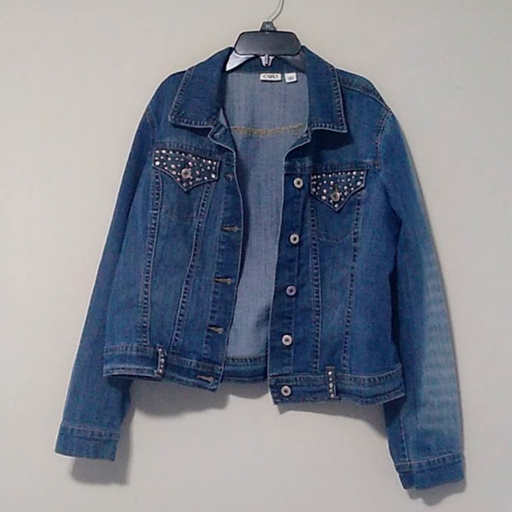 Cato's Bling Jean Jacket (L)